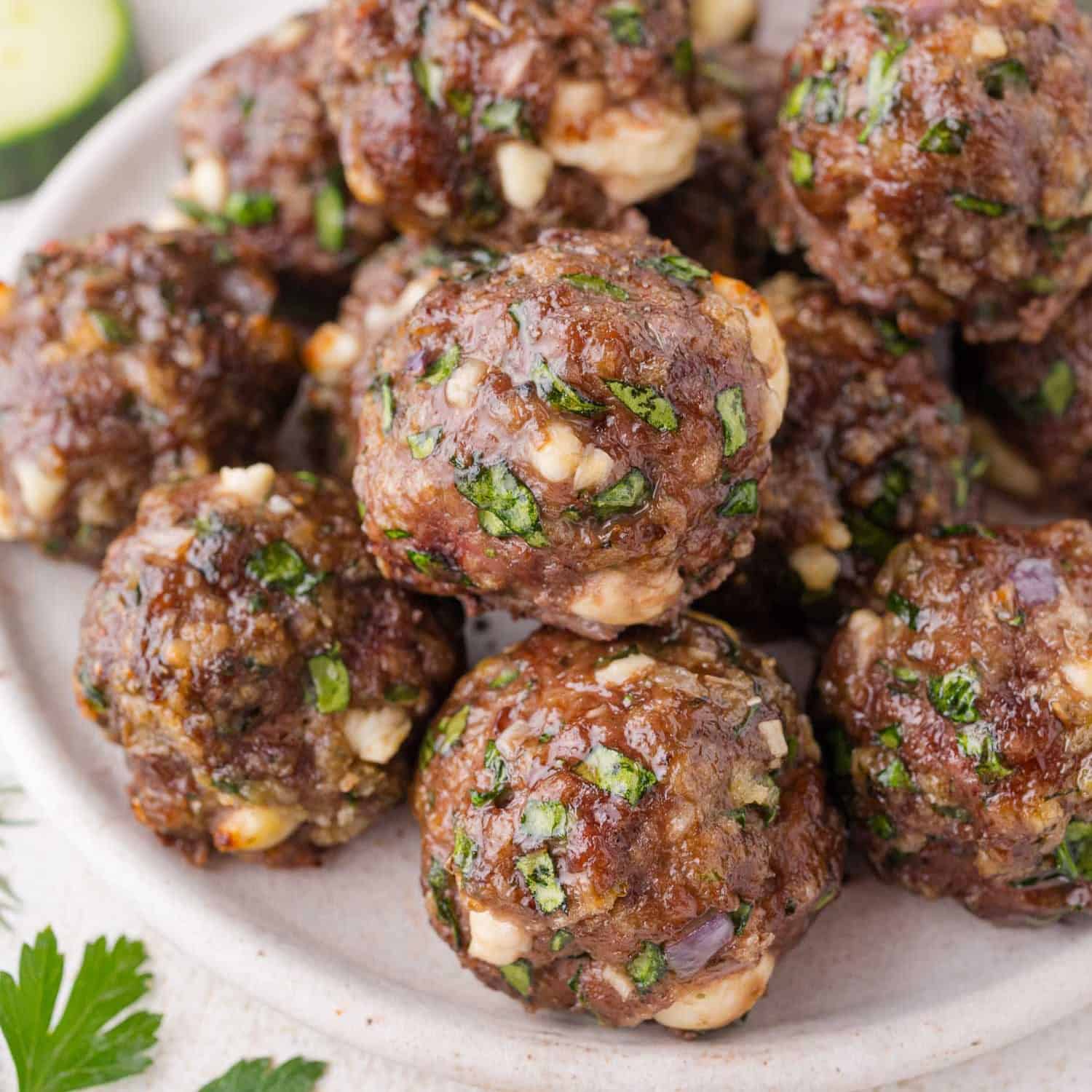 Fresh & Flavorful Greek Meatballs: Mint, Dill & Feta Recipe
